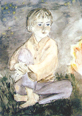 Костя. Ледохович Александр, 13 лет.