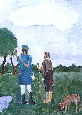 И.С.Тургенев и крестьянин. Яковенко Елена, 14 лет.