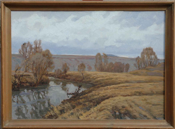 Бежин луг.Ранняя весна. Ю.В. Жигалов.