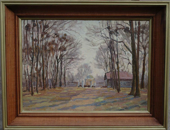 Богадельня. Въездные ворота. Спасское-Лутовиново. Ю.В. Жигалов.