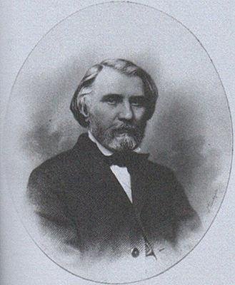 Фотография А. Деньера. И.С. Тургенев. 1859.