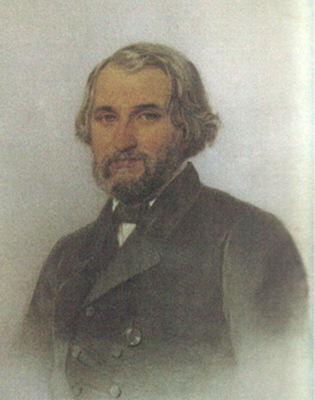 Автор А.П. Никитин. И.С. Тургенев. 1857.