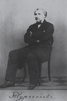 Фотограф А.И. Шпаковский. И.С. Тургенев. Петербург. 1865.