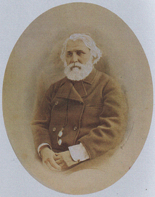 Фотография М.М. Панова. И.С. Тургенев. Москва. 1867.