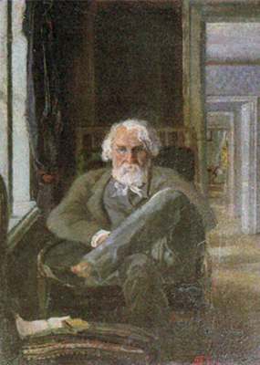 Автор Я.П. Полонский. И.С. Тургенев. 1881.
